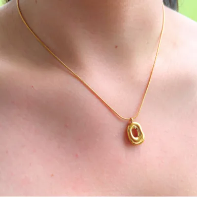 Collar de acero inoxidable 23 - joya que no se oxida ni se ennegrece - Joyería Salomé Quito