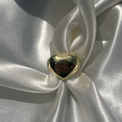 Anillo Corazón Bolita de acero inoxidable 316L - resistente al agua - Joyería Salomé