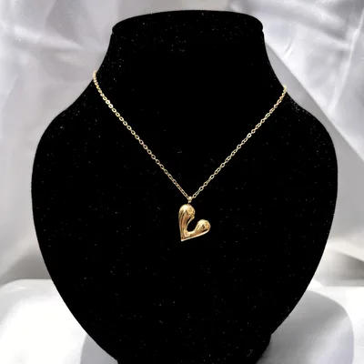Collar Corazon Chonqui de acero inoxidable - no se oxida - Joyería Salomé Quito